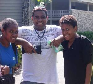 Youth from Vanuatu & PNG
