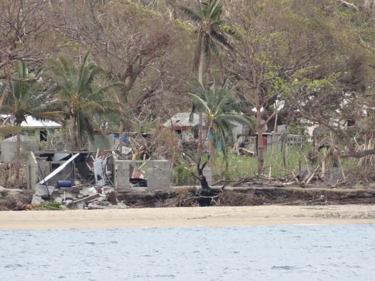 Cyclone Pam damages