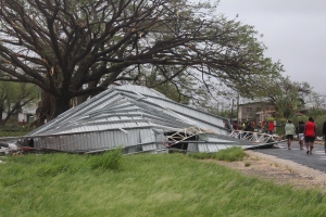 Cyclone Pam damages