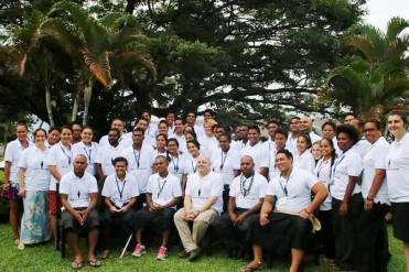 Participants at the Pacific Youth Forum Against Corruption